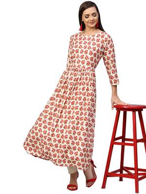 Multicolor printed rayon kurtas and kurtis 5