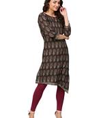 Multicolor printed rayon kurtas and kurtis