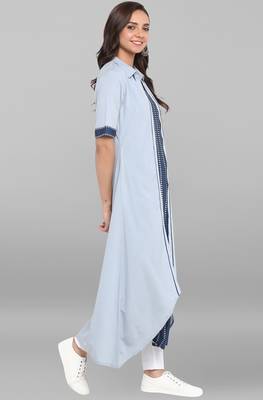 Janasya Multicolor printed crepe kurtas and kurtis 4