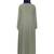 Green plain georgette abaya