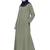 Green plain georgette abaya