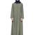 Green plain georgette abaya
