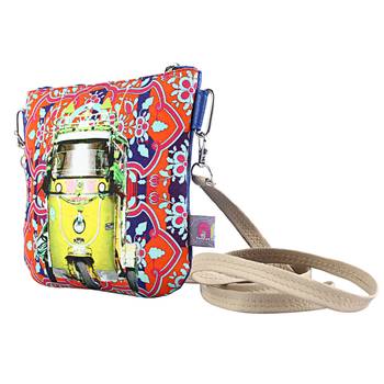 Lemon Yellow Auto Designer Canvas PU Small Travel Cross Body Sling Bag/Sling Pouch 6