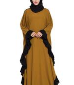 Gold Plain Nida Abaya