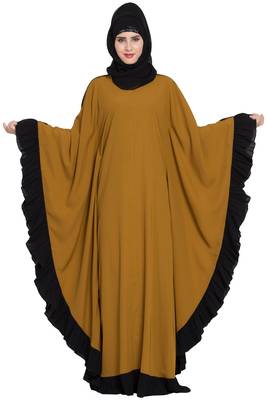 Gold Plain Nida Abaya 2