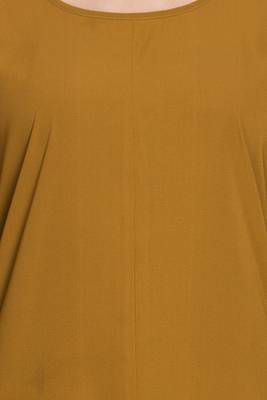 Gold Plain Nida Abaya 5