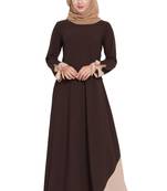 Brown Plain Nida Abaya