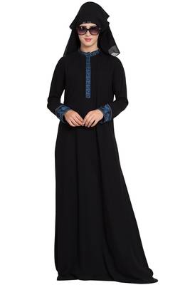 Black Plain kashibo Burka 2
