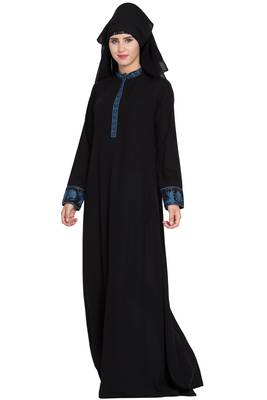 Black Plain kashibo Burka 3