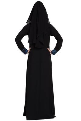 Black Plain kashibo Burka 4