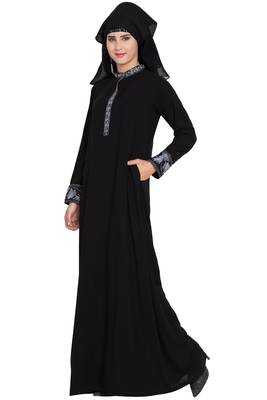 Black Plain kashibo Burka 2