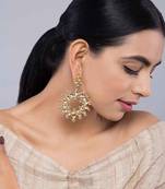 Kundan Floral Danglers