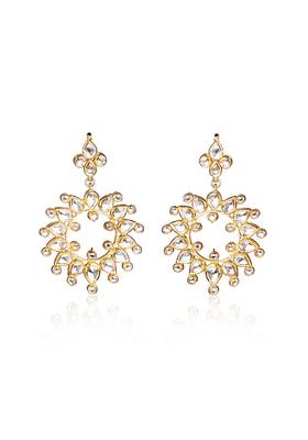 Kundan Floral Danglers 3