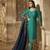 Green Embroidered Georgette Salwar