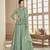 Green Embroidered Net Salwar