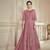 Pink Embroidered Net Salwar