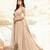 Cream Embroidered Georgette Salwar