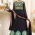 Black Embroidered Georgette Salwar