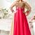 Pink Embroidered Georgette Salwar