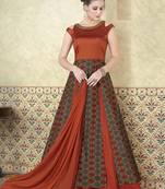 Green Embroidered Silk Blend Salwar