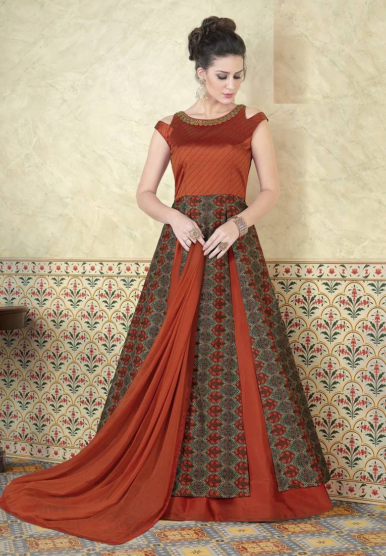 Green Embroidered Silk Blend Salwar