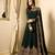 Green Embroidered Georgette Salwar