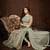 Green Embroidered Net Salwar