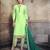 Green Embroidered Georgette Salwar