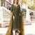 Green Embroidered Crepe Salwar