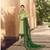 Green Embroidered Jacquard Salwar
