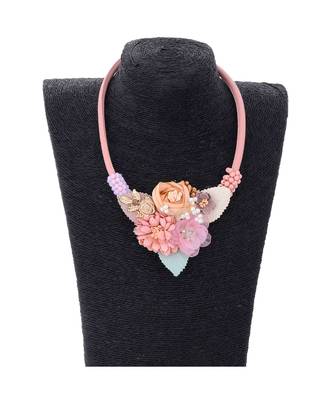 Multicolor Beautiful Flower Necklace Special Gift For Rakhi 1
