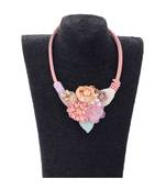 Multicolor Beautiful Flower Necklace Special Gift For Rakhi