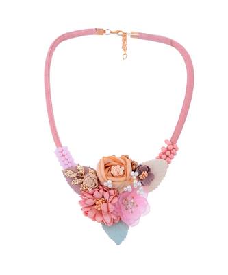 Multicolor Beautiful Flower Necklace Special Gift For Rakhi 2