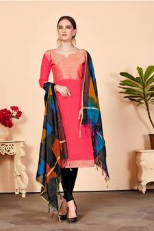 Light-Pink Zari Banarasi Salwar