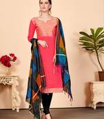 Light-Pink Zari Banarasi Salwar