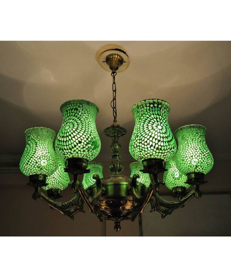 Mosaic Glass Chandelier Lighting 8 Lights Flush Mount Ceiling Light Modern Fixture Lal Haveli 2940924 - Mosaic Flush Mount Ceiling Lights Mosaic Glass Chandelier Lighting 8 Lights Flush Mount Ceiling Light Modern Fixture Lal Haveli 2940924 - Mosaic Flush Mount Ceiling Lights