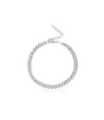 Silver Fishbone Anklet