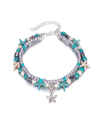 Adorable Starfish Beads Beach Anklet 1