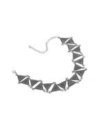 Metallic Triangular Choker