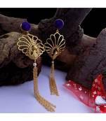 Mor Gold Contemporary Ethnic Earrings