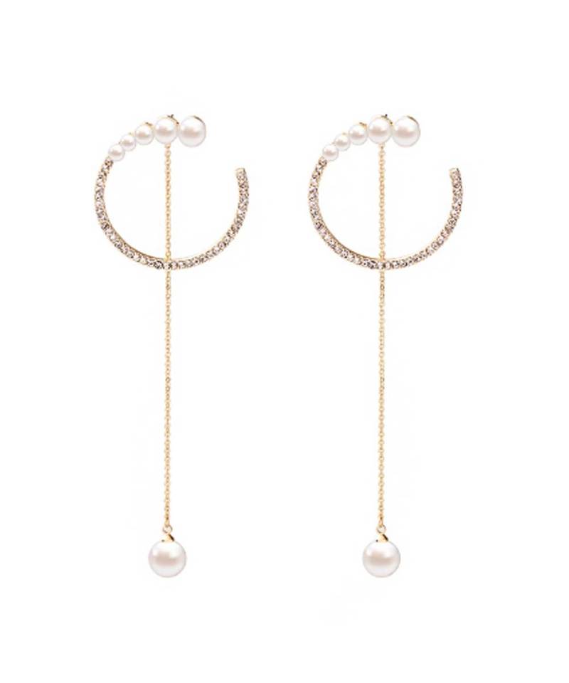 Liora Earrings in Baby Pink main image 1