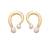 Designer Golden Pearl Drop Earrings