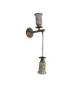 Green Wall Light Fixture Retro Metal Fitting Wall Mounted Lamp