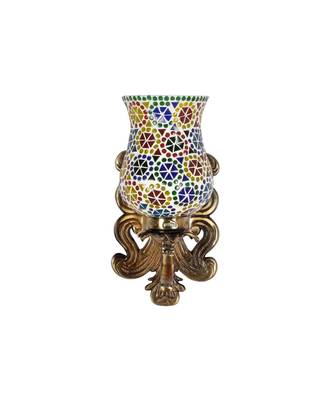 Living Room Decorative Mosaic Glass Designer Metal Fitting Wall Up Light 1