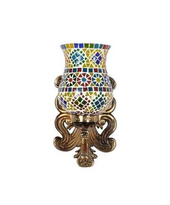 Multicolor Mosaic Glass Wall Up Light Lamp for Home Living Room Office 1