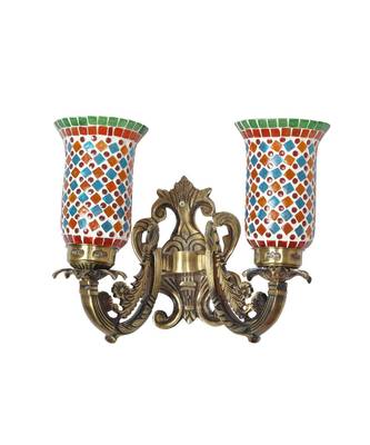 Designer Metal Fitting Wall Sconce Hanging Decoration Wall Up 2 Light Lamp Living Room Décor 1