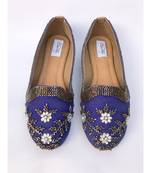 Blue Kutdana Loafers