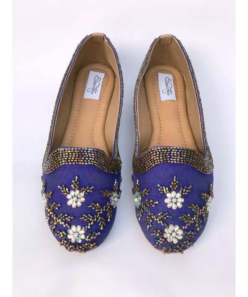 Blue Kutdana Loafers