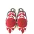 White and Red Pointed Loafer