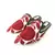 White and Red Pointed Loafer